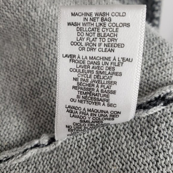 Michael Kors Gray Knit Sweater Dress Chain Print size XS with stretch - Picture 9 of 9